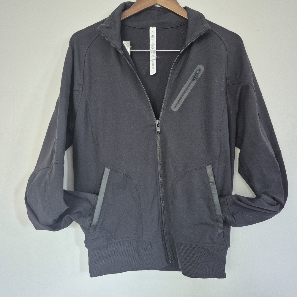 Lululemon Athletica Trainer Jacket Black Full Zip Medium - Picture 5 of 11